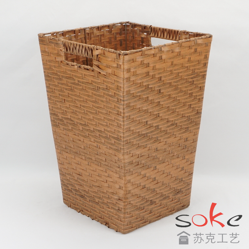 PP Woven Strap hamper and the top with iron ring