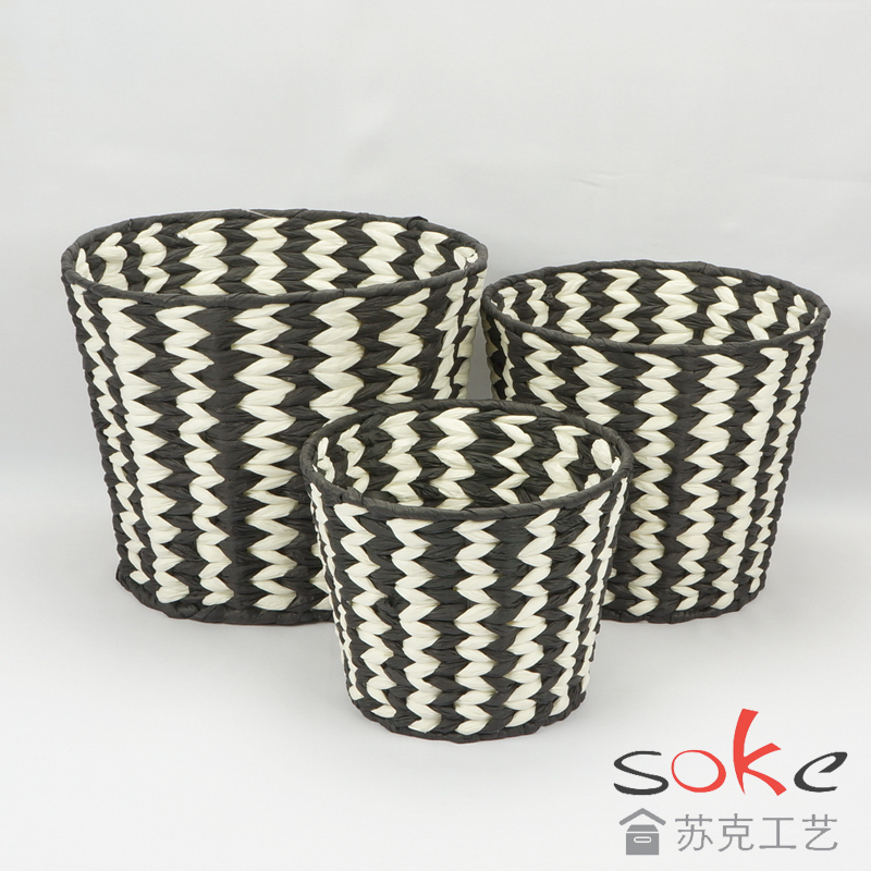 Paper String Hand-made Storage Basket 