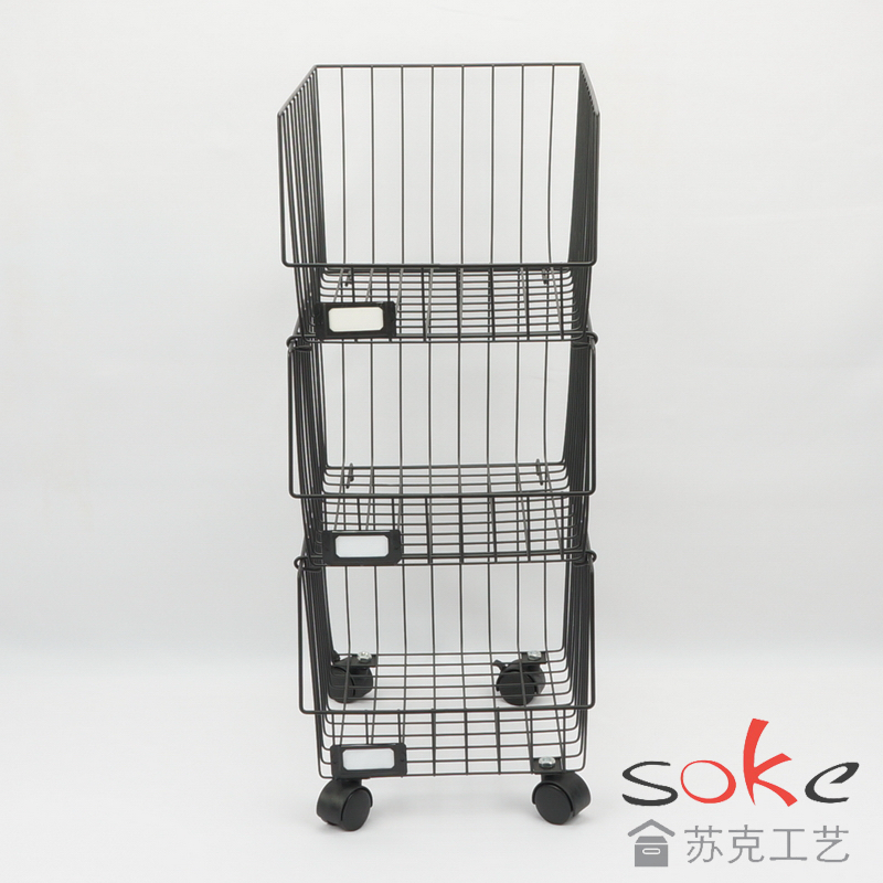 Wire Baskets Metal Food Storage Organizer